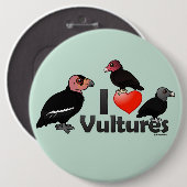 I Liebe-Geier (Nordamerika) Button (Vorne & Hinten)