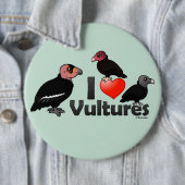 I Liebe-Geier (Nordamerika) Button (Beispiel)