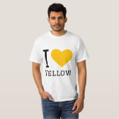 I Liebe gelb T-Shirt (Vorne ganz)