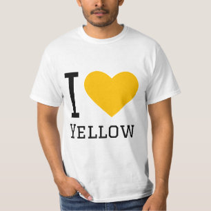 I Liebe gelb T-Shirt