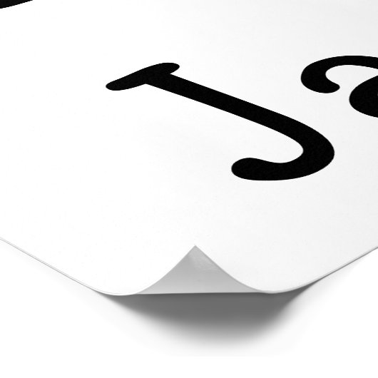 I Liebe Gelbe Jacken Poster (Ecke)