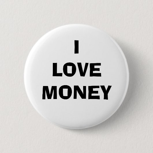 I LIEBE-GELD BUTTON (Vorderseite)
