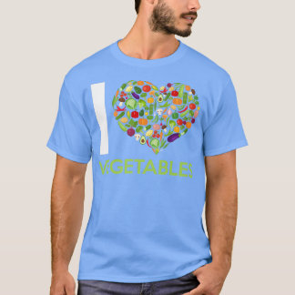 I Liebe Gemüse Obst Gemüse Gemüse Gemüse Gemüse T-Shirt