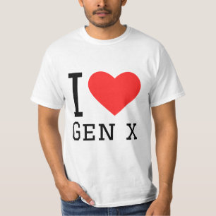 I Liebe gen x T-Shirt