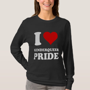 I Liebe Genderqueer Pride T-Shirt