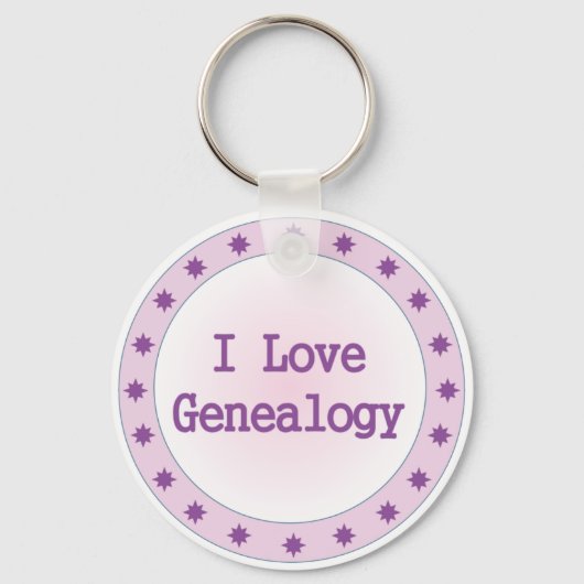 I Liebe Genealogie Schlüsselanhänger (Vorderseite)