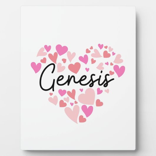 I Liebe Genesis Fotoplatte (Vorderseite)