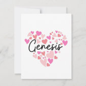 I Liebe Genesis Mitteilungskarte (Rückseite)
