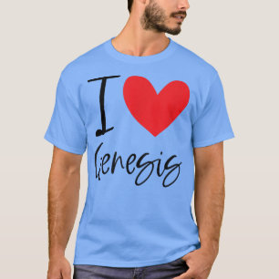I Liebe Genesis Name Personalisiert Girl Frau BEST T-Shirt
