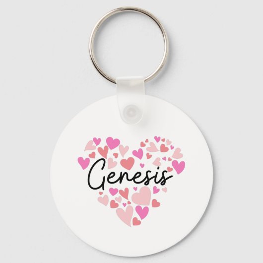I Liebe Genesis Schlüsselanhänger (Vorderseite)