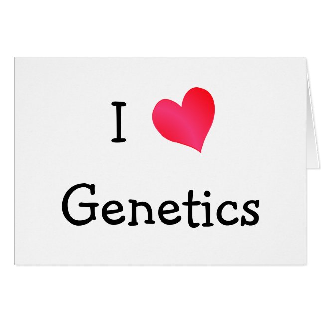 I Liebe Genetik (Vorderseite (Horizontal))