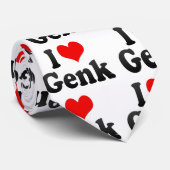 I Liebe Genk, Belgien Krawatte (Gerollt)