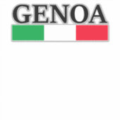 I Liebe Genua Aufkleber (Vorderseite)