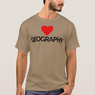 I Liebe Geografie 6 T-Shirt