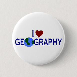 I Liebe-Geografie Button