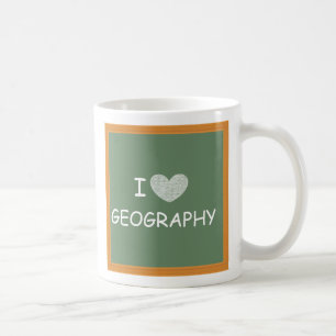 I Liebe-Geografie Kaffeetasse
