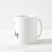 I Liebe Geografie Kaffeetasse (VorderseiteRechts)