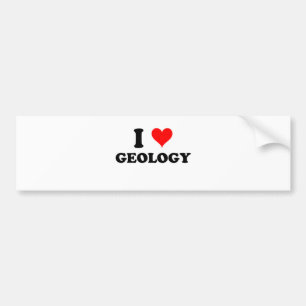 I Liebe-Geologie Autoaufkleber