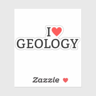 I Liebe Geologie ,i Geologie der Liebe Geologie, G Aufkleber