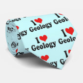 I Liebe-Geologie Krawatte (Gerollt)
