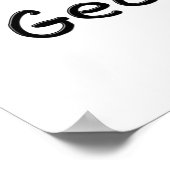 I Liebe Geometrie Poster (Ecke)