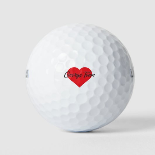 I Liebe George Town - Kaimaninseln Golfball (Vorderseite)