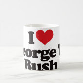 I Liebe George W Bush Kaffeetasse (Mittel)