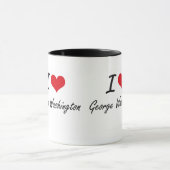 I Liebe George Washington Tasse (Zentrum)