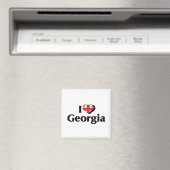 I Liebe Georgia Flag Magnet (In Situ (Geschirrspüler))