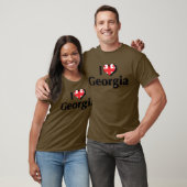 I Liebe Georgia Flag T-Shirt (Unisex)