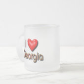 I Liebe Georgia Mattglastasse (Vorderseite Links)