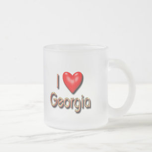 I Liebe Georgia Mattglastasse