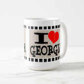 I Liebe Georgia - Tassen (VorderseiteRechts)