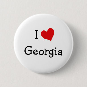 I Liebe Georgien Button