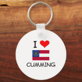 I Liebe, Georgien einzuschränken Schlüsselanhänger (Vorderseite)