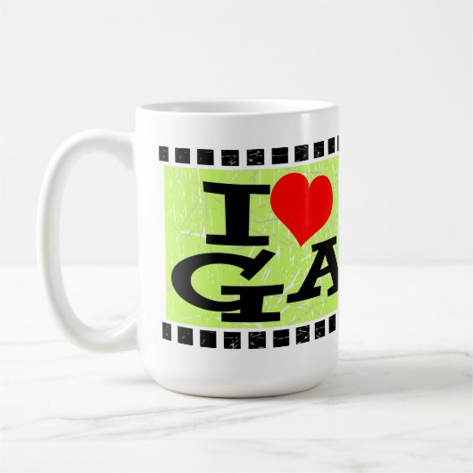 I Liebe Georgien - Tasse (Links)