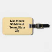 I Liebe Gepäckabfertiger Gepäckanhänger (Vorderseite horizontal)