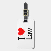 I LIEBE GEPÄCKANHÄNGER (Vorderseite vertikal)