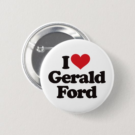I Liebe Gerald Ford Button (Vorne & Hinten)
