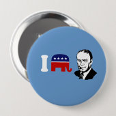 I Liebe Gerald Ford Button (Vorne & Hinten)