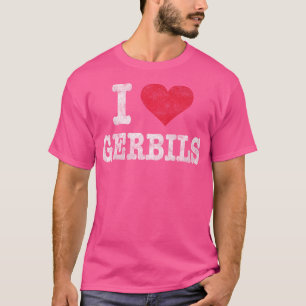 I Liebe Gerbils Funny T-Shirt