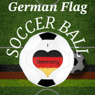 I Liebe Germany Grunge Heart Flag Design Fußball