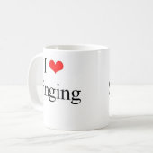 I Liebe-Gesang Kaffeetasse (Vorderseite Links)