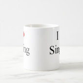 I Liebe-Gesang Kaffeetasse (Mittel)