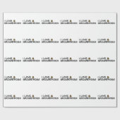 I LIEBE GESCHENKPAPIER (Flach)