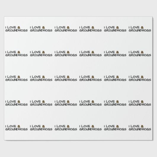 I LIEBE GESCHENKPAPIER (Flach)