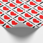 i LIEBE Geschenkpapier (Ecke)