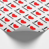 i LIEBE Geschenkpapier (Ecke)