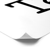 I LIEBE GESIMST POSTER (Ecke)