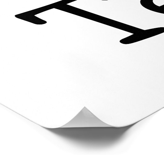 I LIEBE GESIMST POSTER (Ecke)